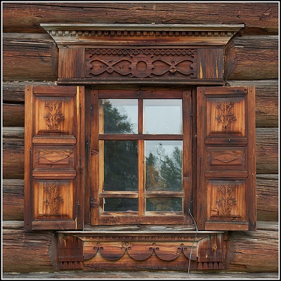drewniane okna